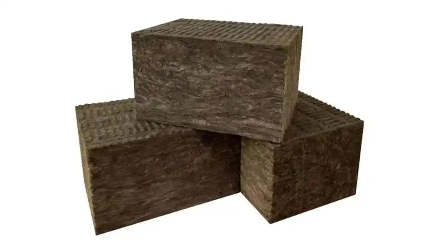 Thermal and acoustic insulation rock wool for ventilation duct fire stopping and penetration sealing