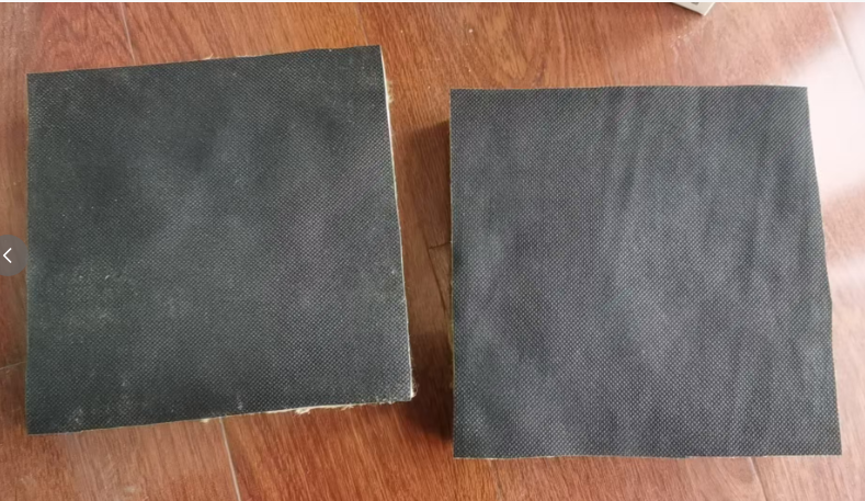 HVAC duct insulated with non-woven fabric faced rock wool board