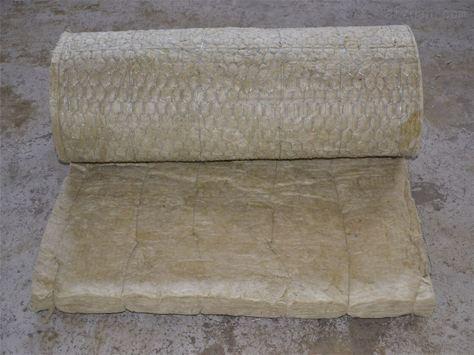 Wire Mesh Reinforced Rock Wool Blanket
