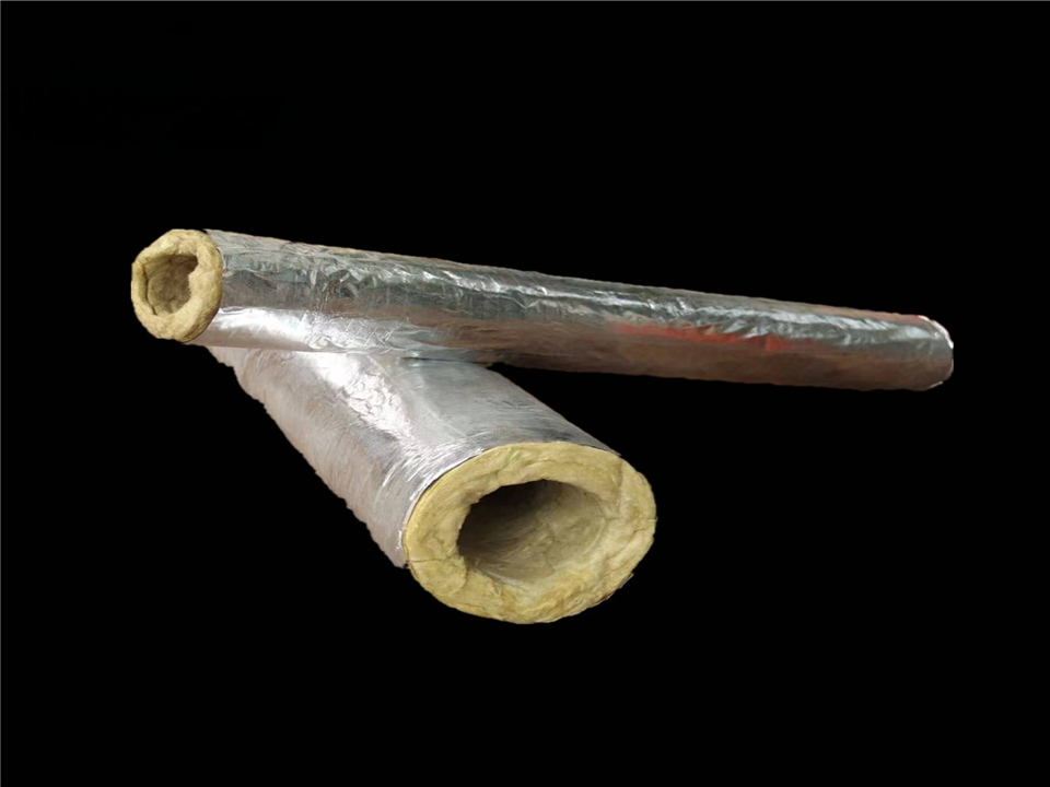 Haochen hydrophobic rock wool pipe sections, A1 non-combustible tubular pipe insulation from basalt ore
