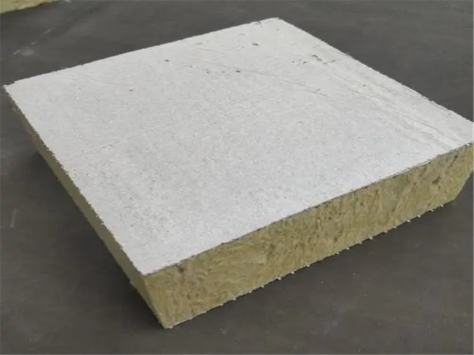 Hydrophobic precast render rock wool slab for facade energy saving retrofit