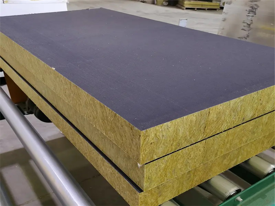 Lightweight Mortar Paper Vertical Filament Rock Wool Composite Panel