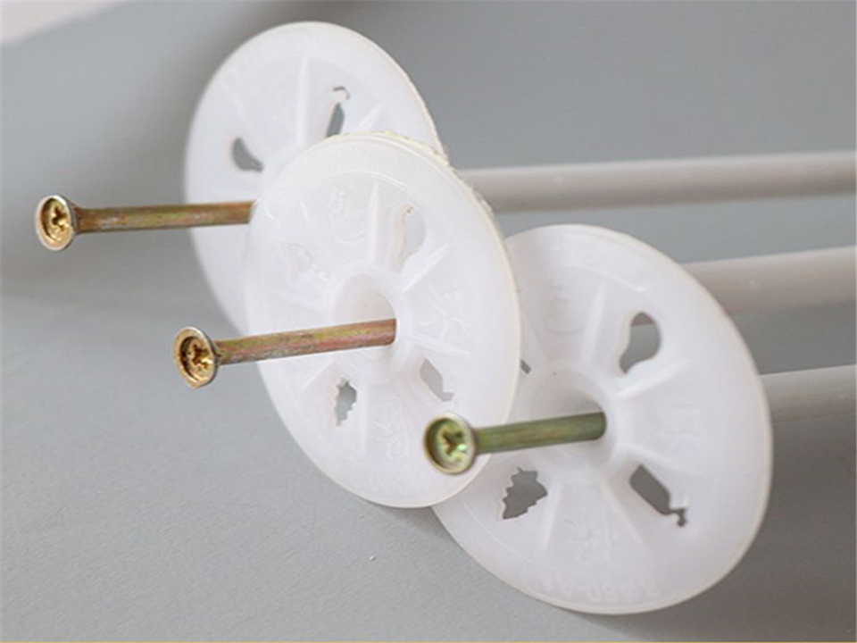 Weather-resistant external wall insulation fixing resisting freeze-thaw and UV exposure