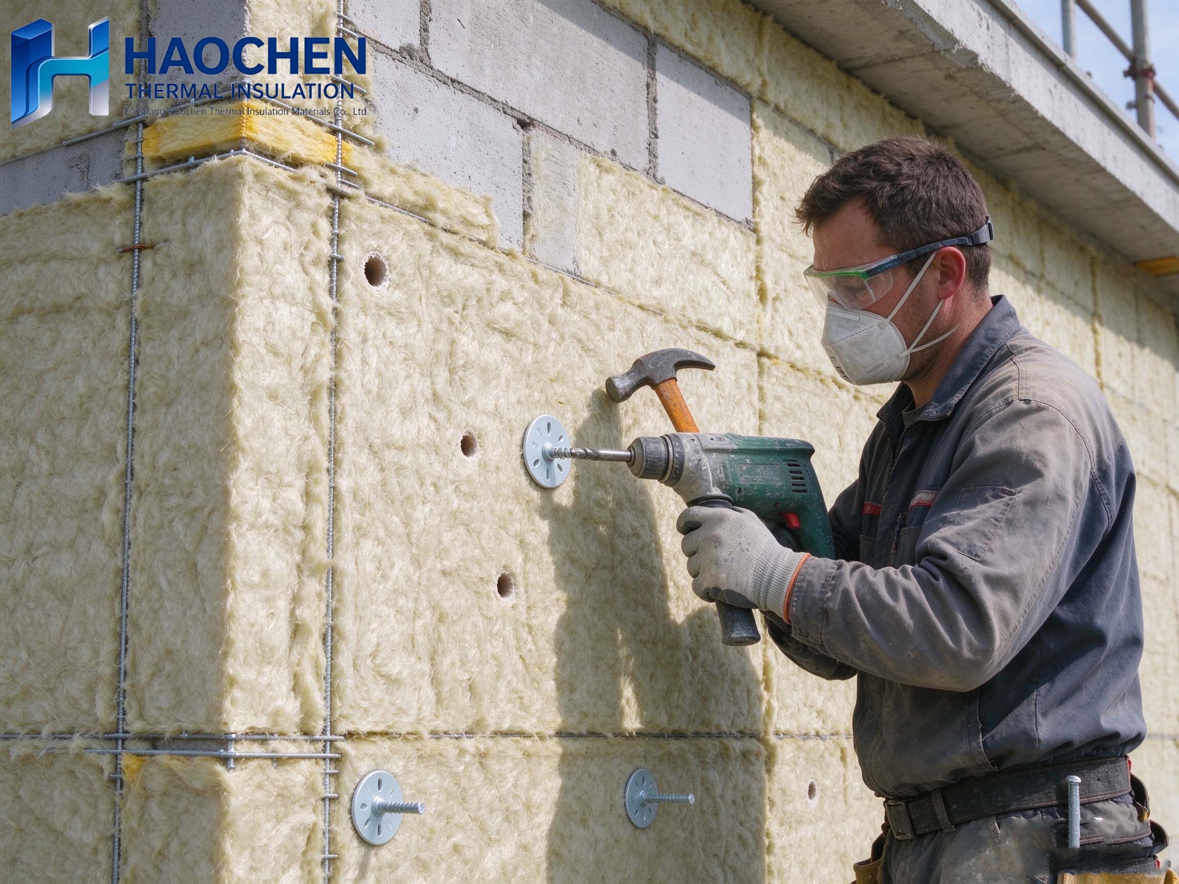 Mechanical fixing with insulation fixings